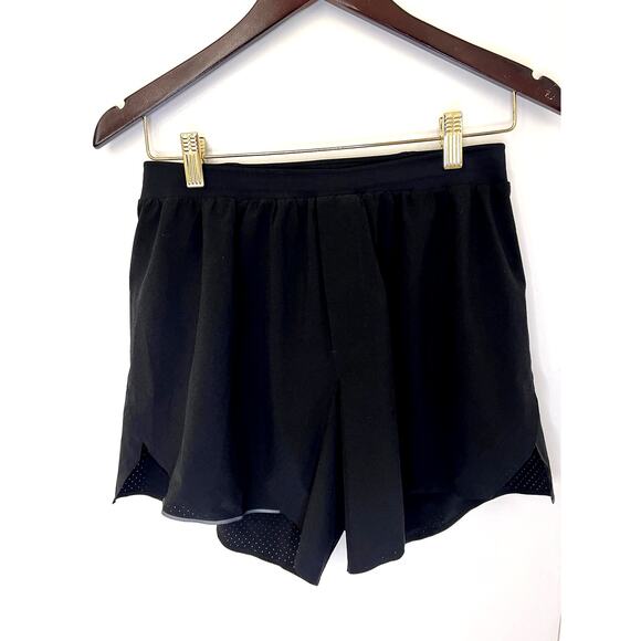 Lululemon Outpacer Short 6" Size M EUC. Black Mens - Picture 3 of 6